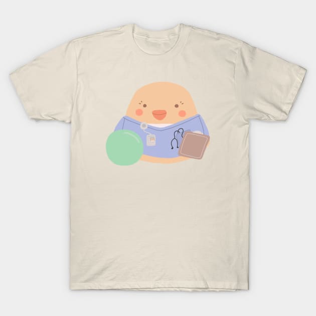 Physiotherapist Mochi Duck T-Shirt by aaalou